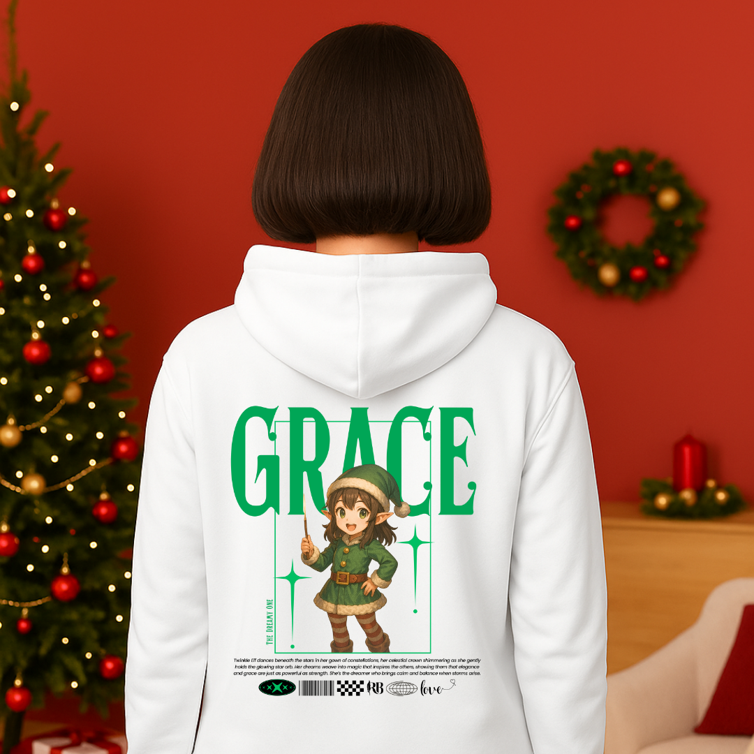 &quot;Grace&quot;- Black | Youth Hoodie | – RB Designa Co