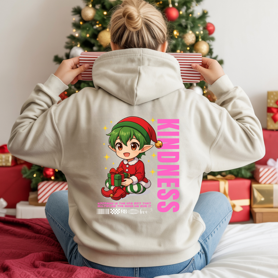 &quot;Kindness&quot;- White | Youth Hoodie