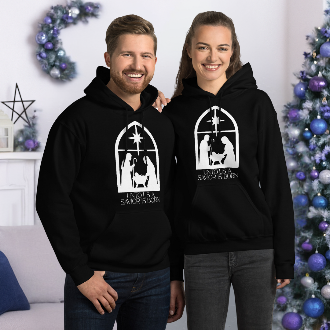Savior Is Born Biblical Hoodie