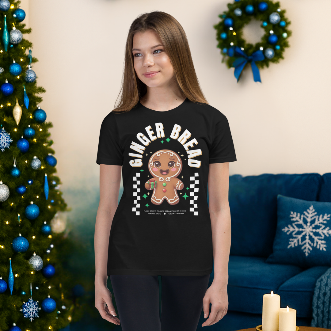 Gingerbread Joy | Youth Short Sleeve T-Shirt