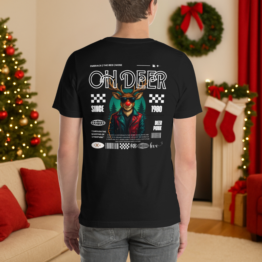 &quot;Oh Deer&quot;- White | Adults t-shirt