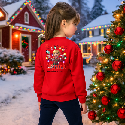 &quot;Extrovert Spark&quot;- Black | Youth Sweatshirt