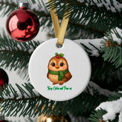 Cute Owl Scarf Kids &amp; Babies Ornament
