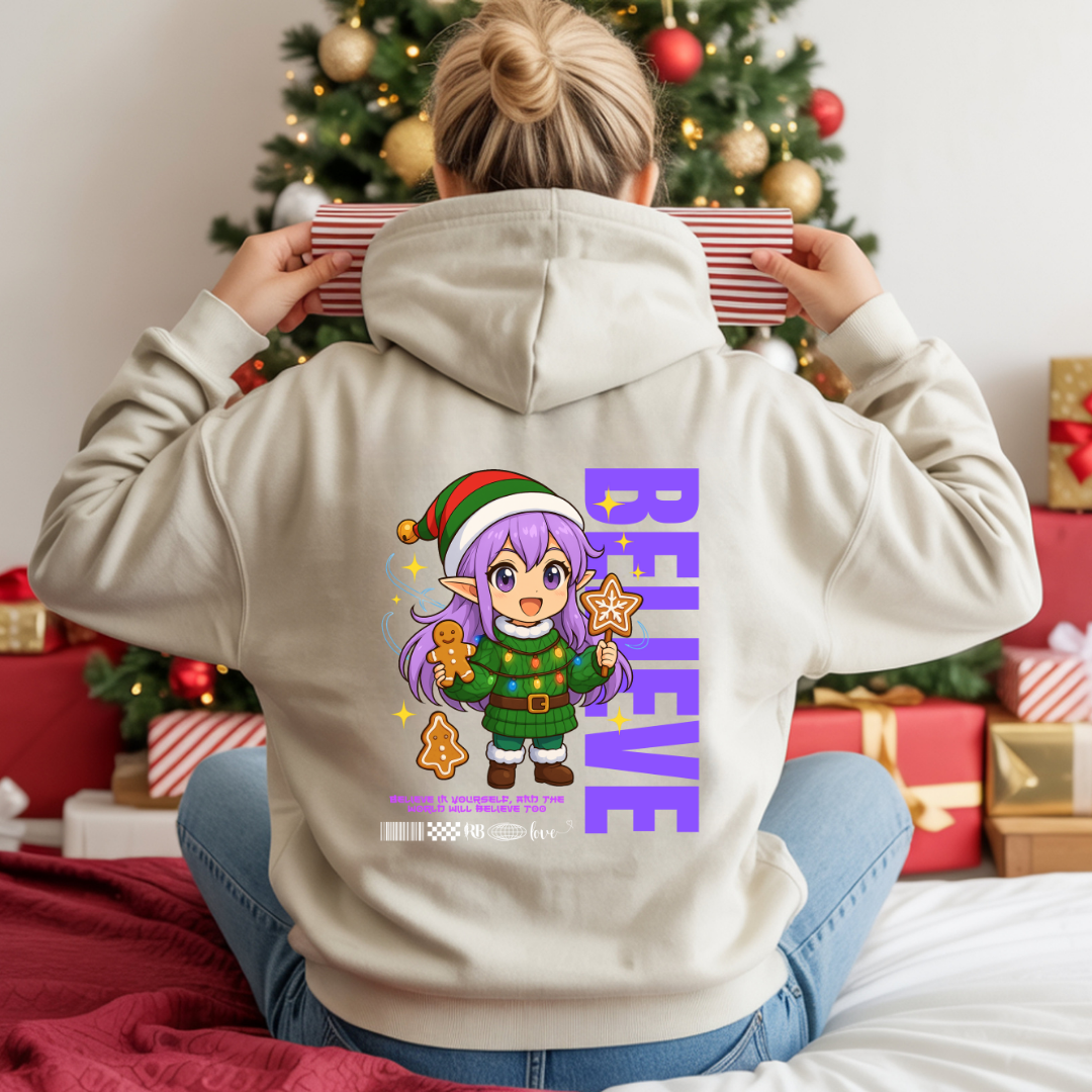 &quot;Believe&quot;- White | Youth Hoodie