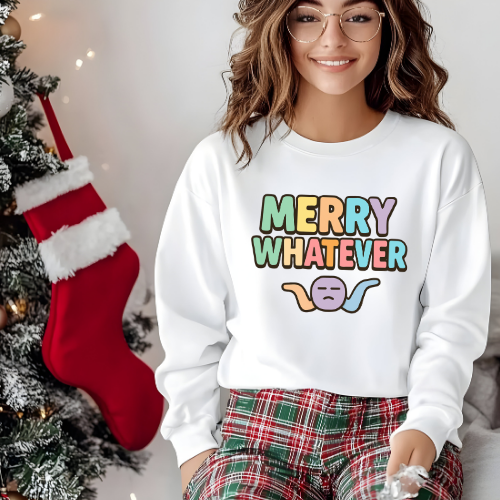 Merry Whatever Humbag Long Sleeves Shirt