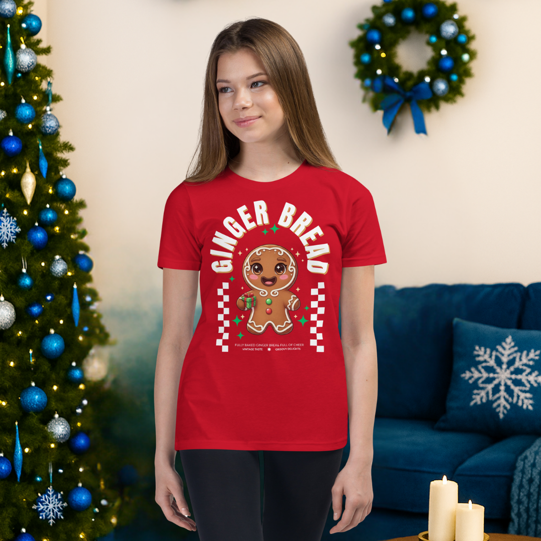 Gingerbread Joy | Youth Short Sleeve T-Shirt