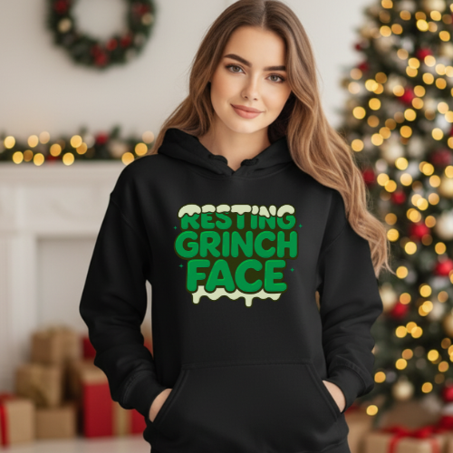 Resting Grinch Face Humbag Hoodie