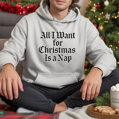 Christmas Nap Teen Hoodie