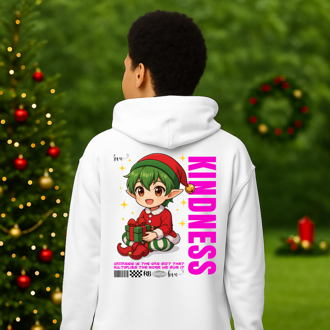 &quot;Kindness&quot;- Black | Youth Hoodie | – RB Designa Co