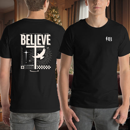 Believe Back Biblical Back T-shirt | – RB Designa Co