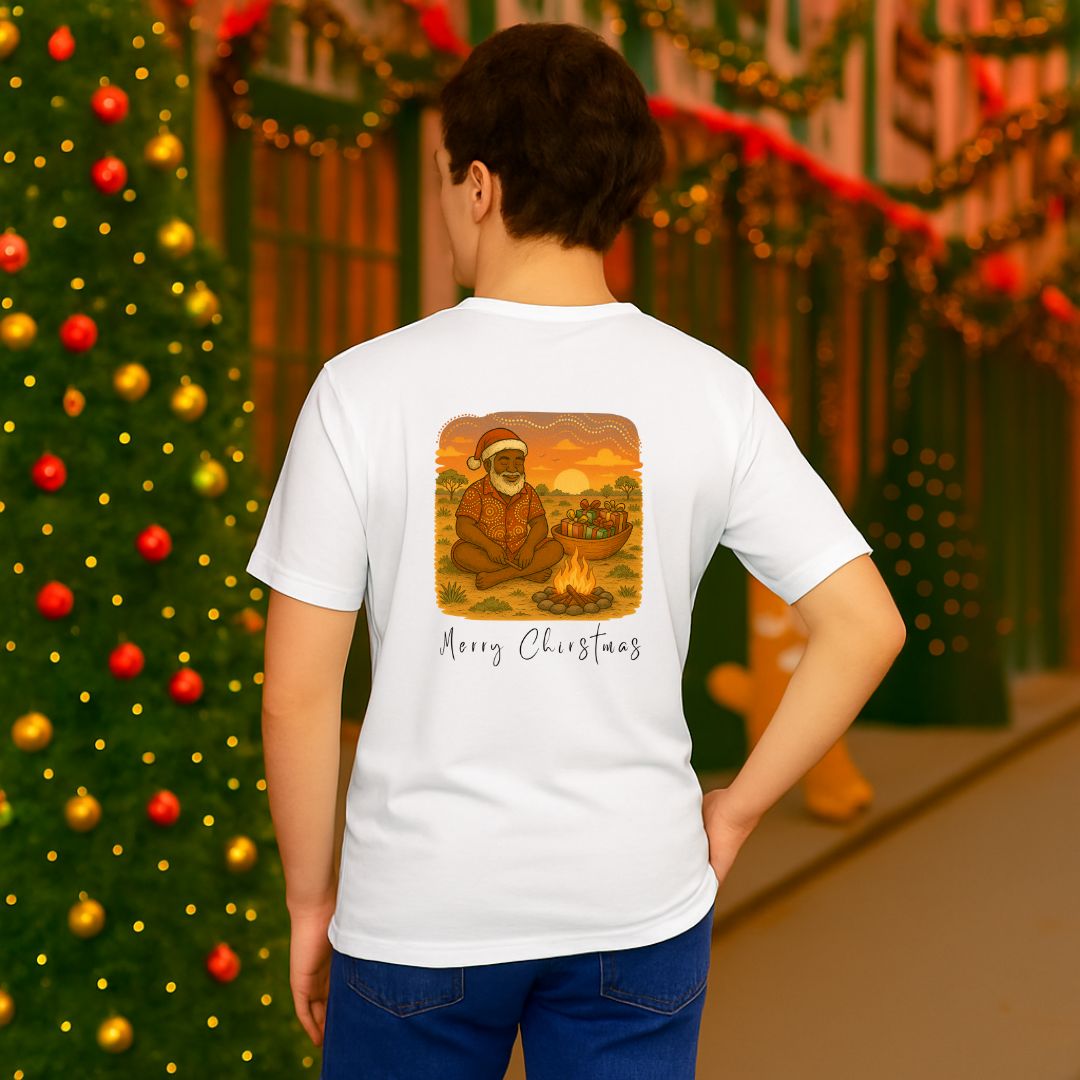 &quot;Merry Christmas&quot; Santa in the Outback | Adults t-shirt