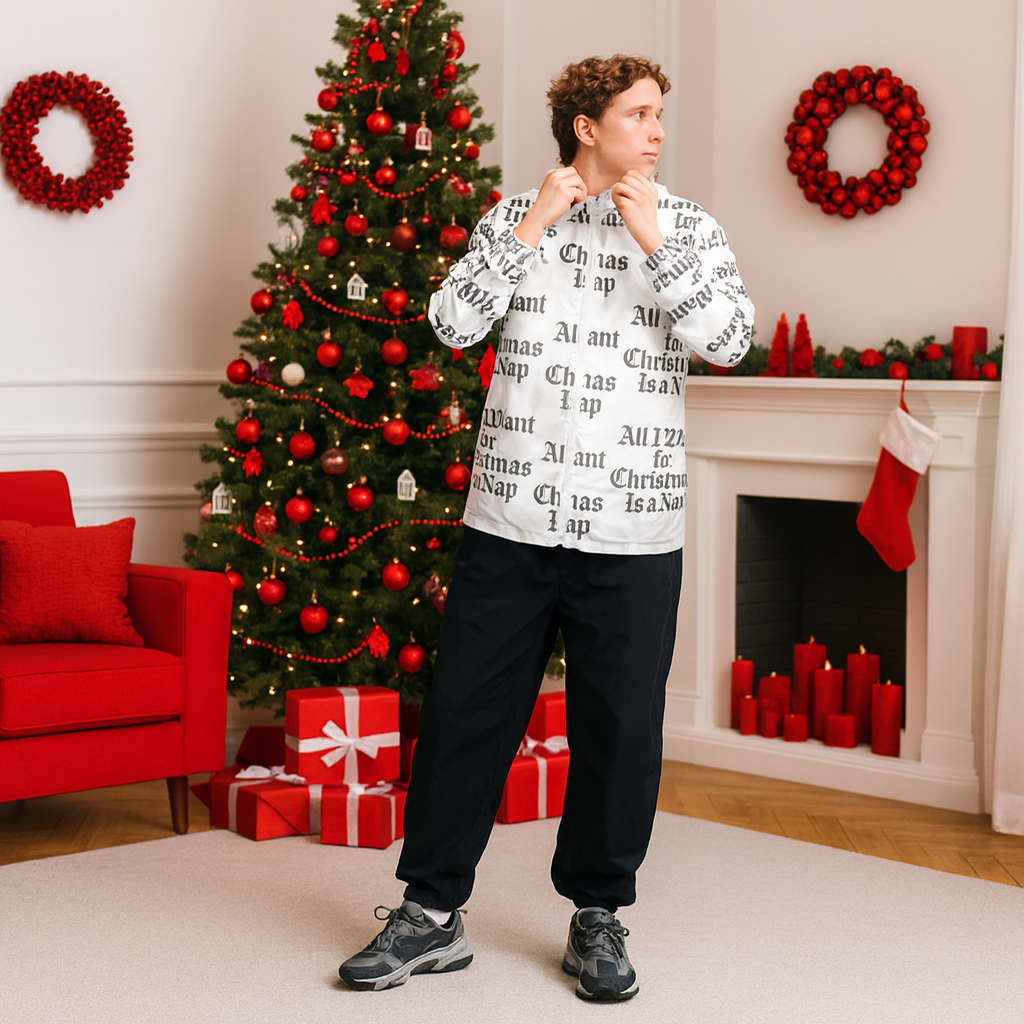 All I Want For Christmas Teen Windbreaker