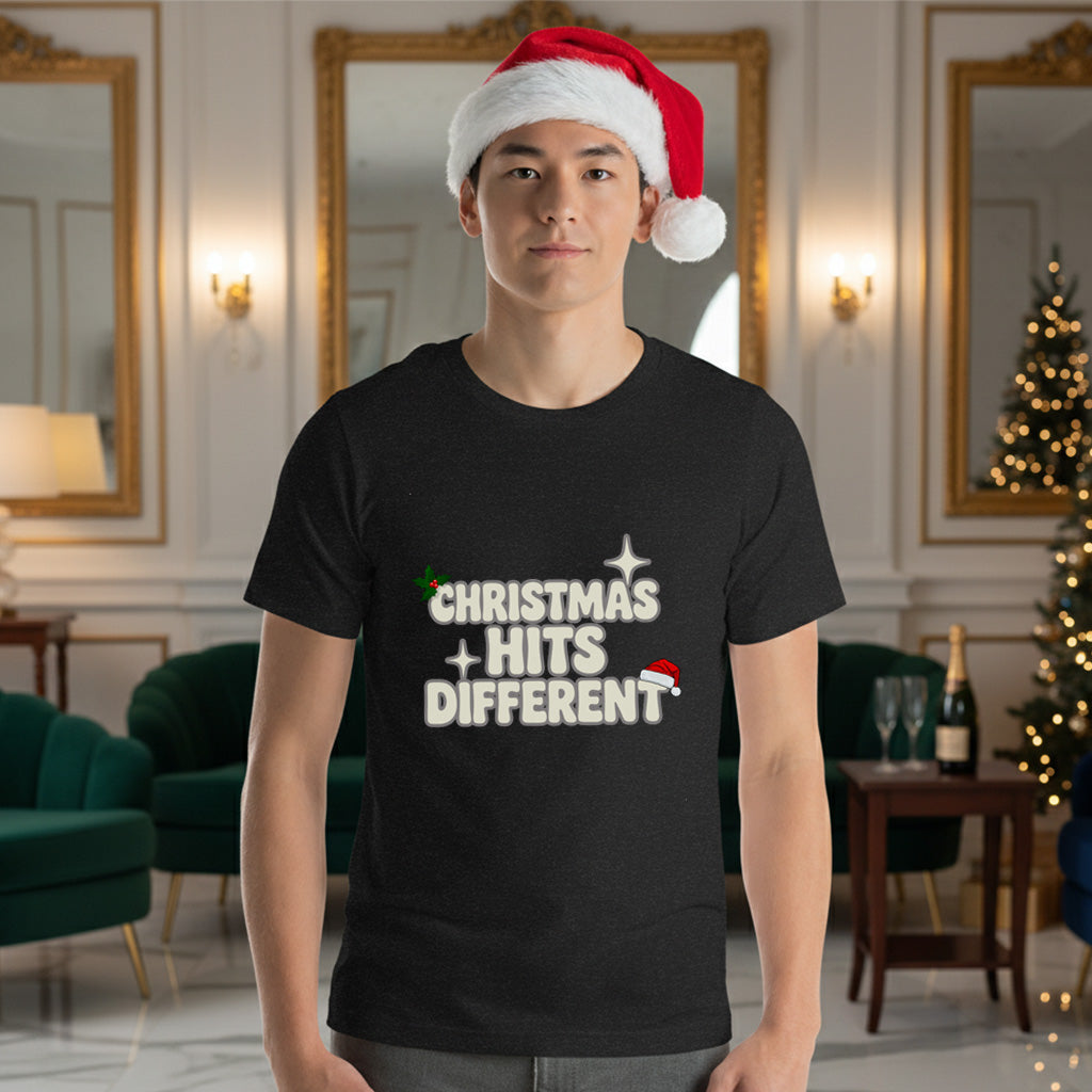 Christmas Hits Different Teen T-shirt | – RB Designa Co