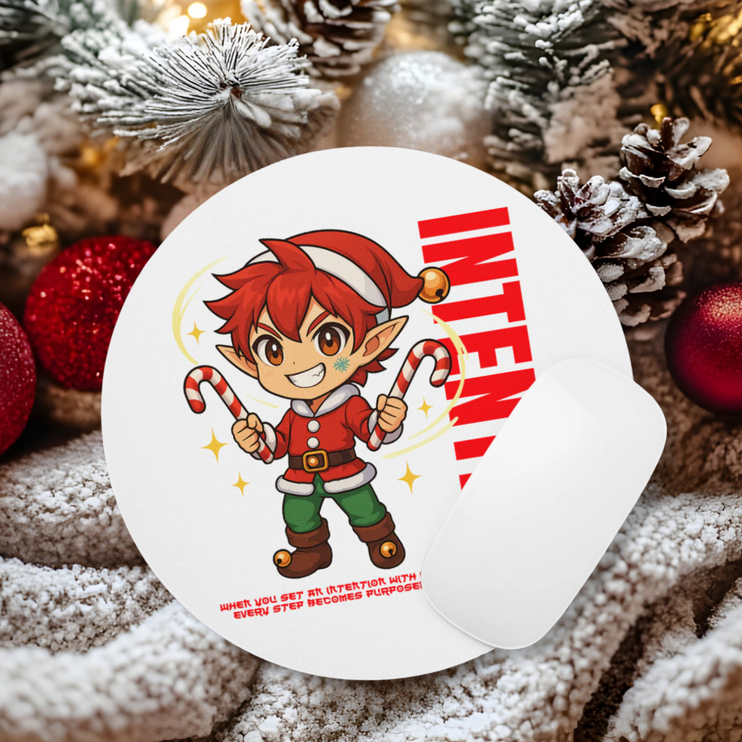 “Intention” | Round mouse pad