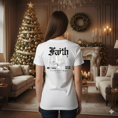 Faith Back Light Biblical T-shirt | – RB Designa Co