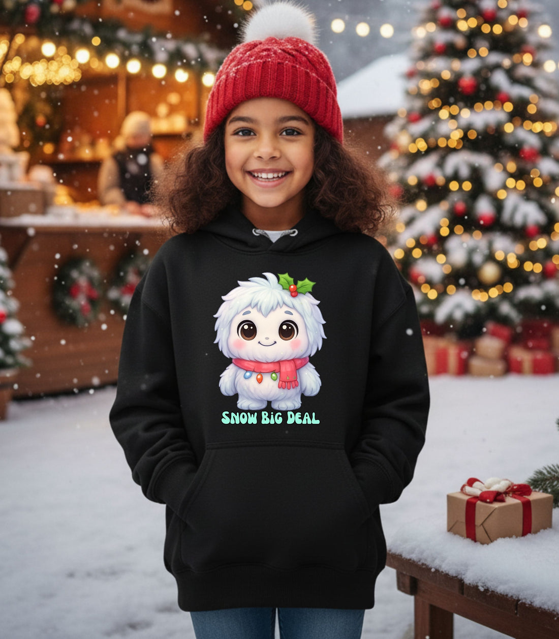 Festive Yeti Holly Kid&