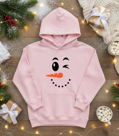 Winking Snowman Face Kid&