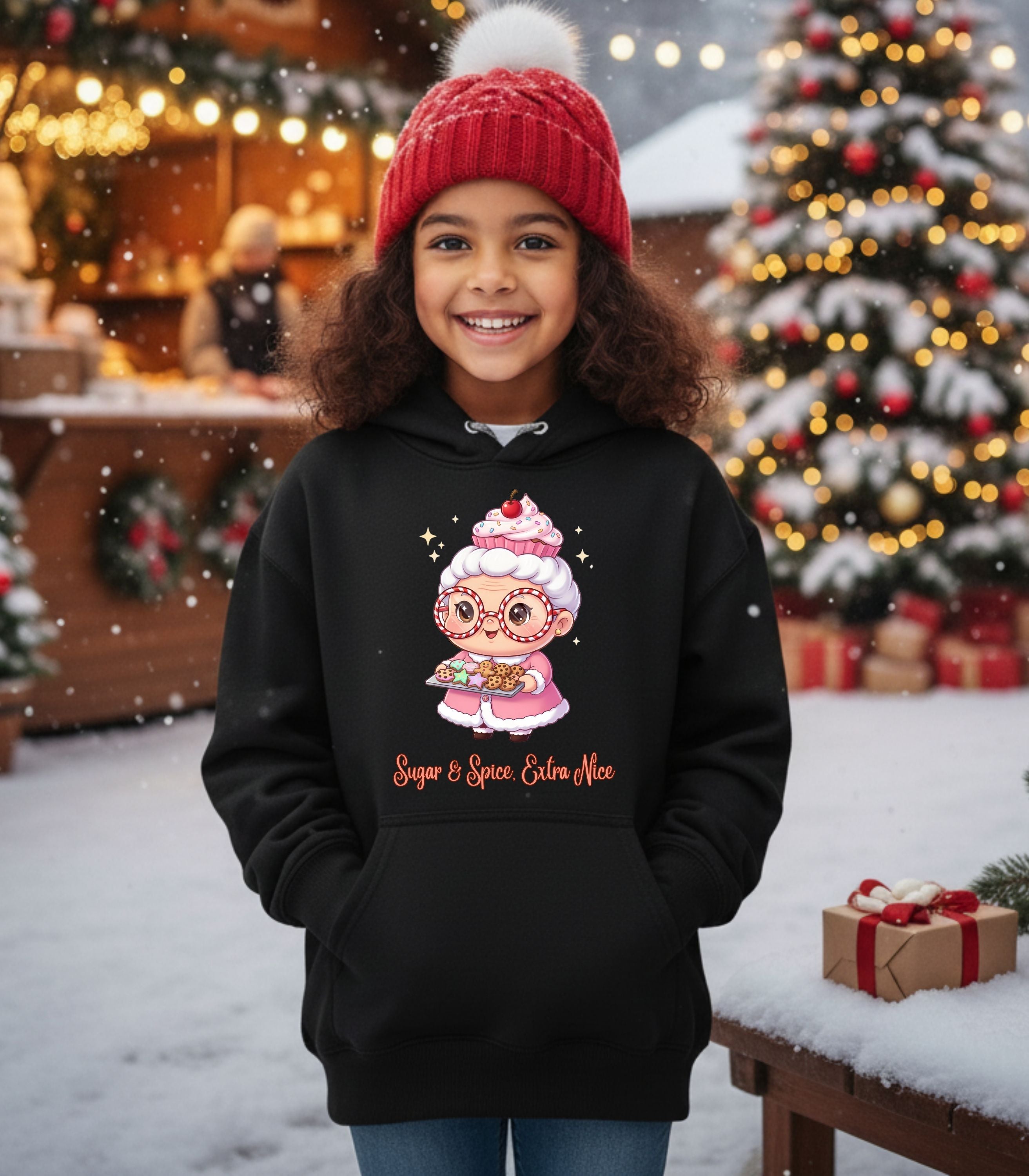 Chibi Mrs. Claus Pink Kid&