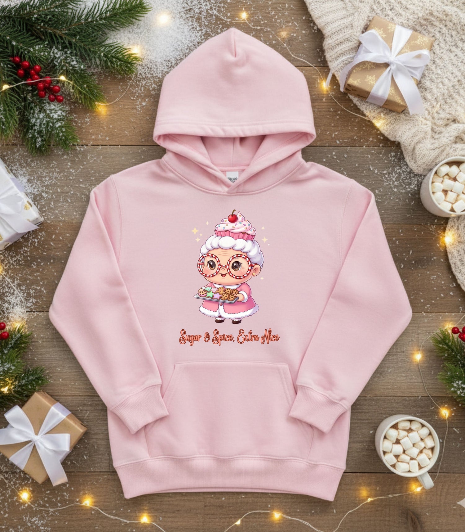 Chibi Mrs. Claus Pink Kid&