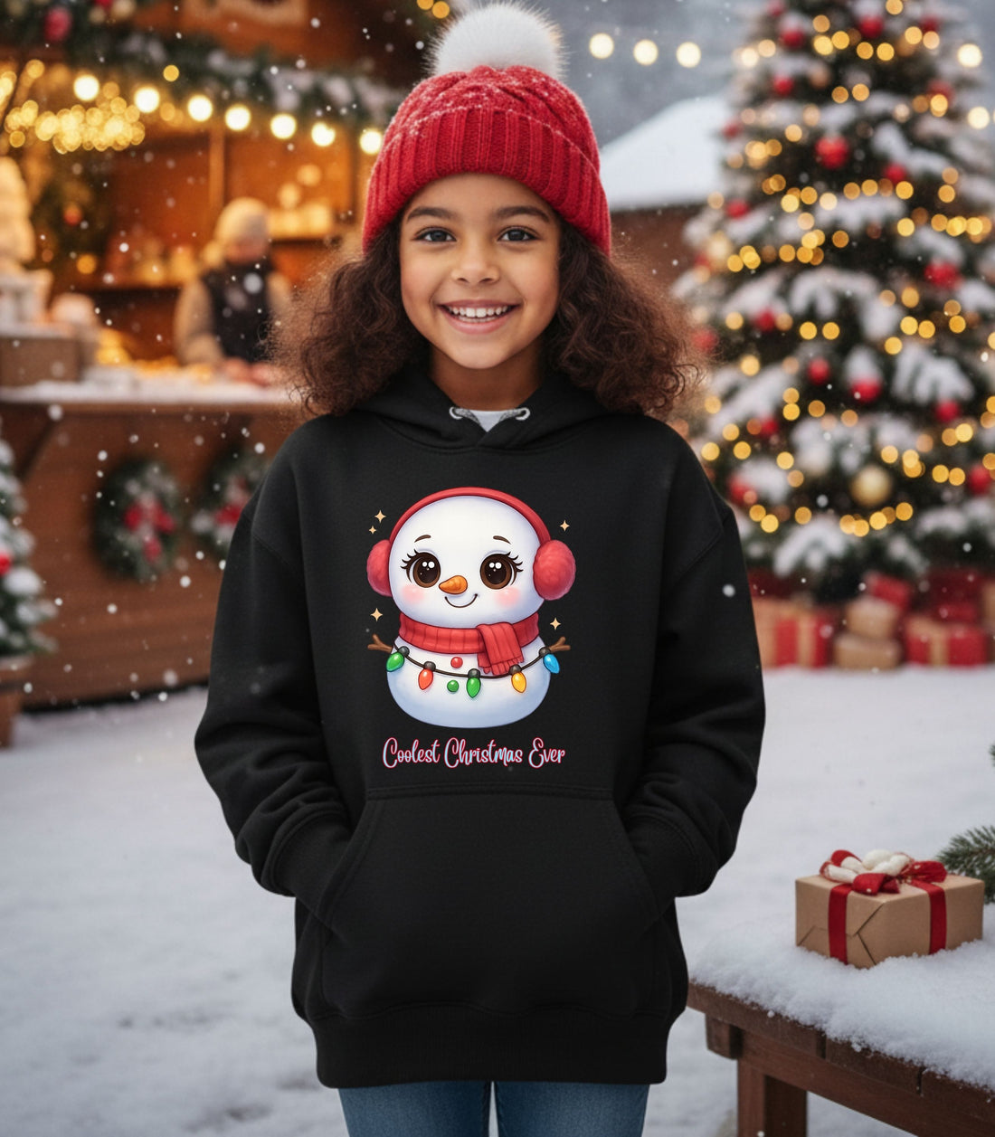 Chibi Snowman Scarf Kid&