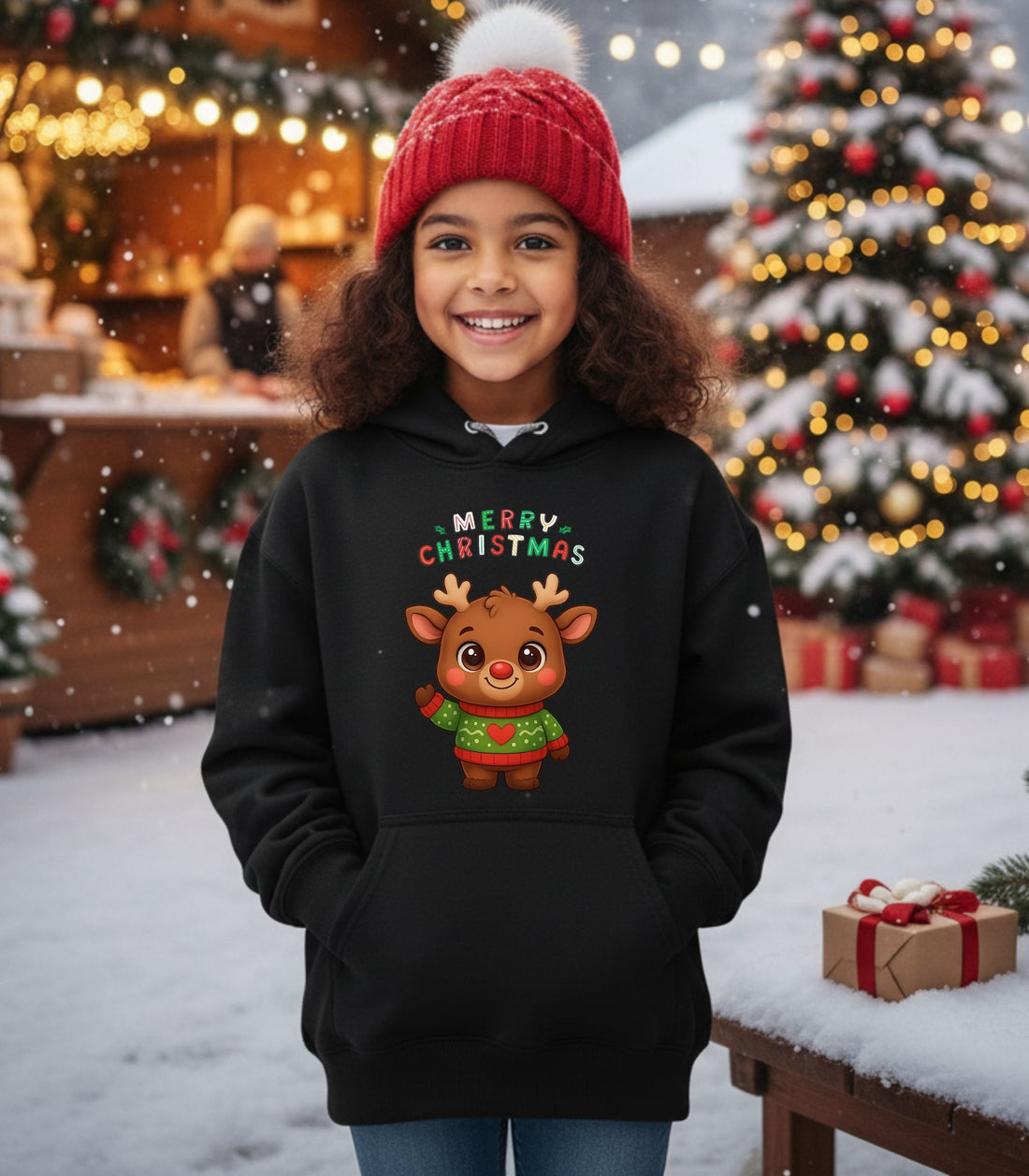 Reindeer With Antlers Kid&