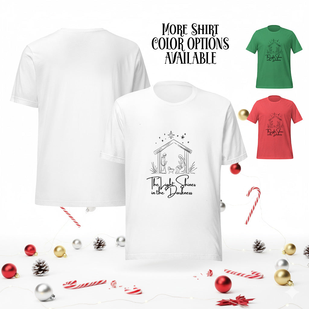 Light In Darkness Biblical T-shirt | – RB Designa Co