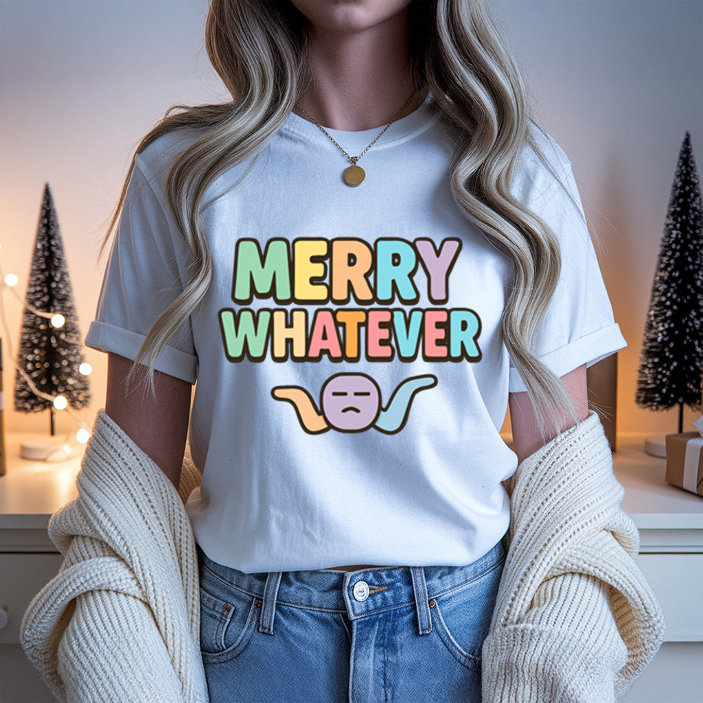 Merry Whatever Anti-Christmas / Bah Humbug T-shirt | – RB Designa Co