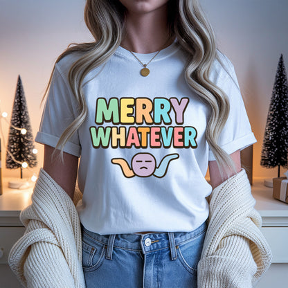 Merry Whatever Anti-Christmas / Bah Humbug T-shirt | – RB Designa Co