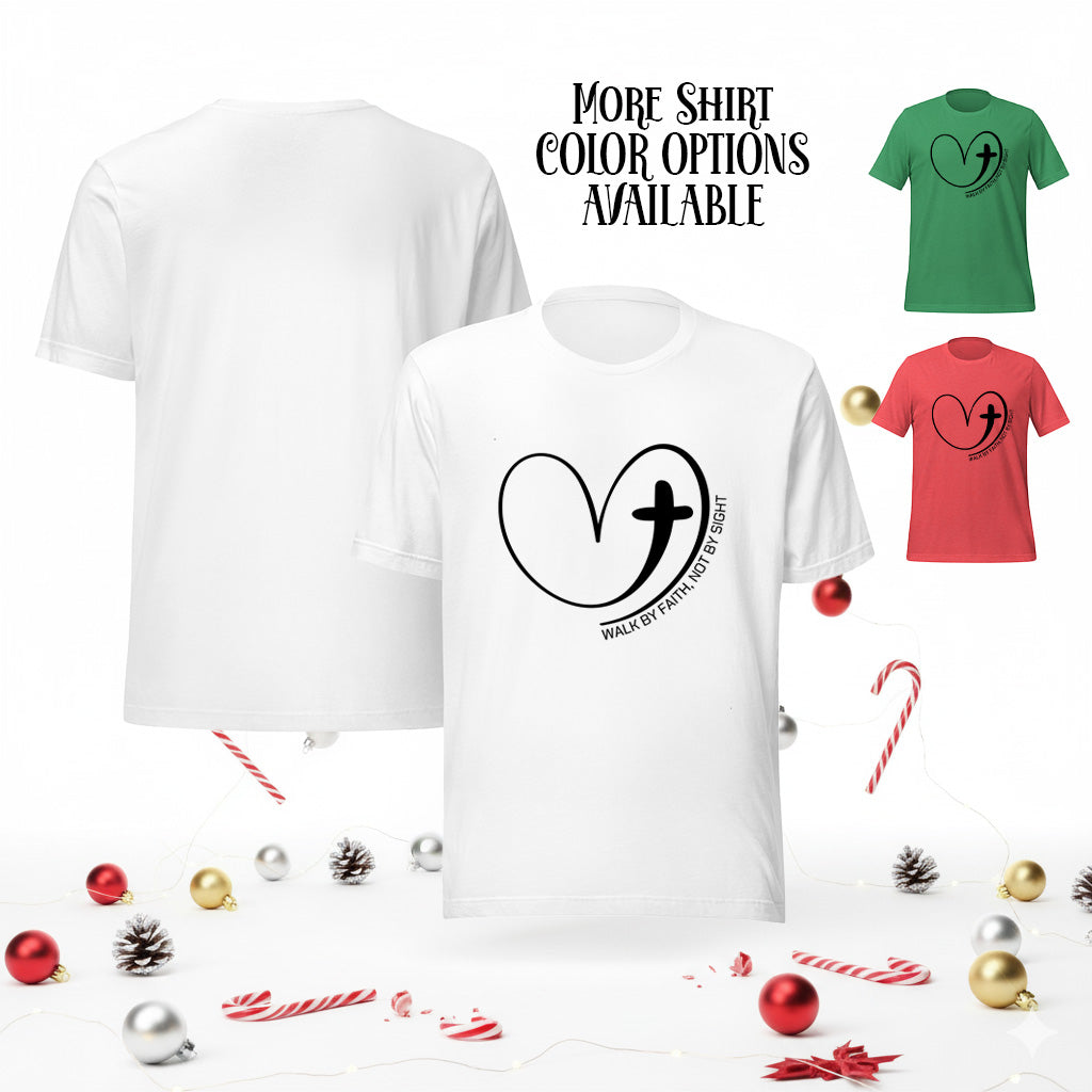 Walk By Faith Biblical T-shirt | – RB Designa Co