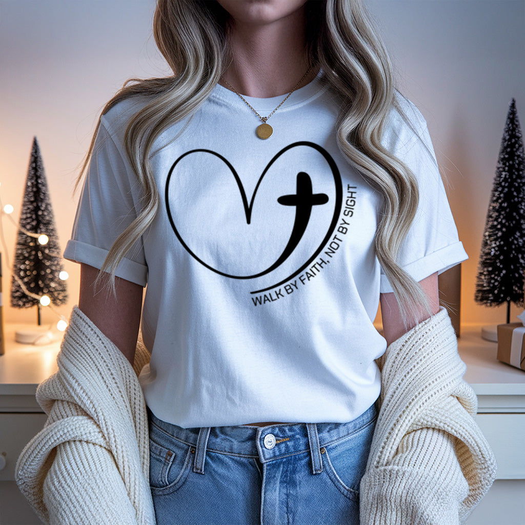 Walk By Faith Biblical T-shirt | – RB Designa Co