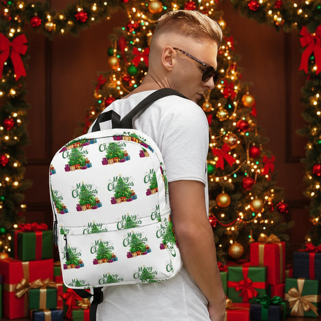 Merry Christmas Green Teen Backpack | – RB Designa Co