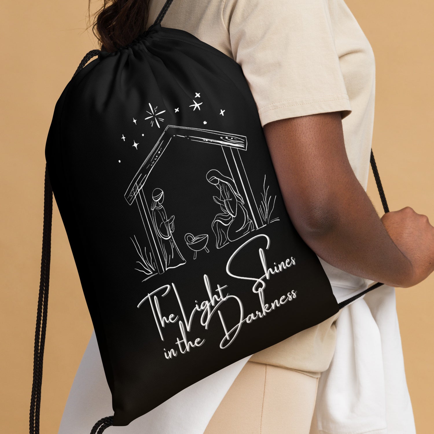 Light in Darkness White Outdoor Bag | – RB Designa Co