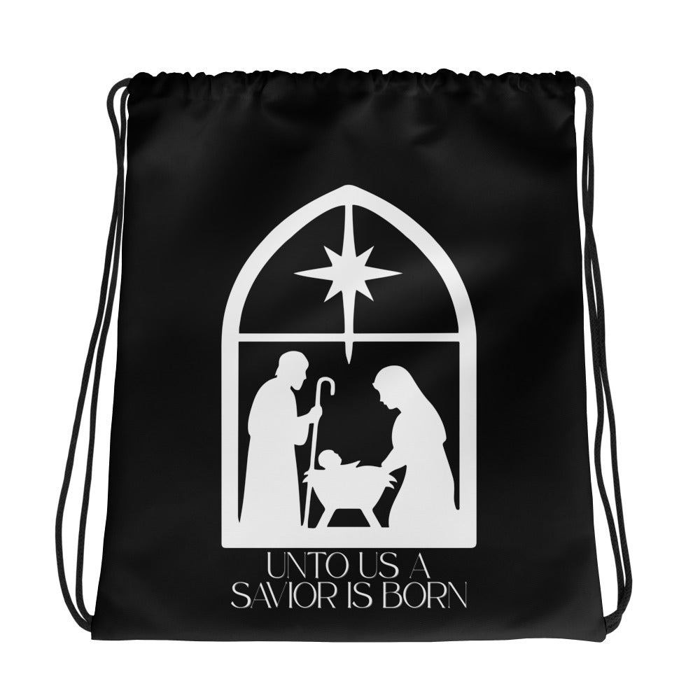Savior is Born Whiote Outdoor Bag | – RB Designa Co