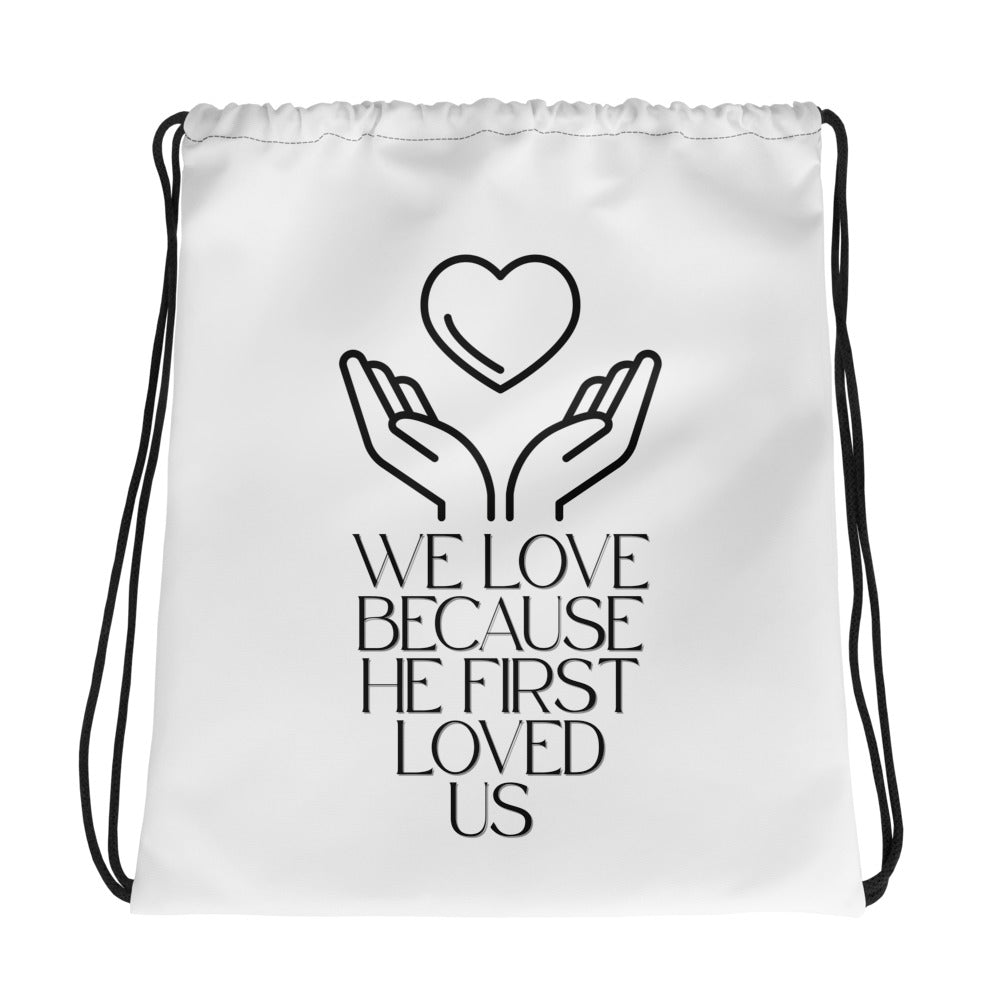 He First Loved Us Biblical Outdoor Bag | – RB Designa Co