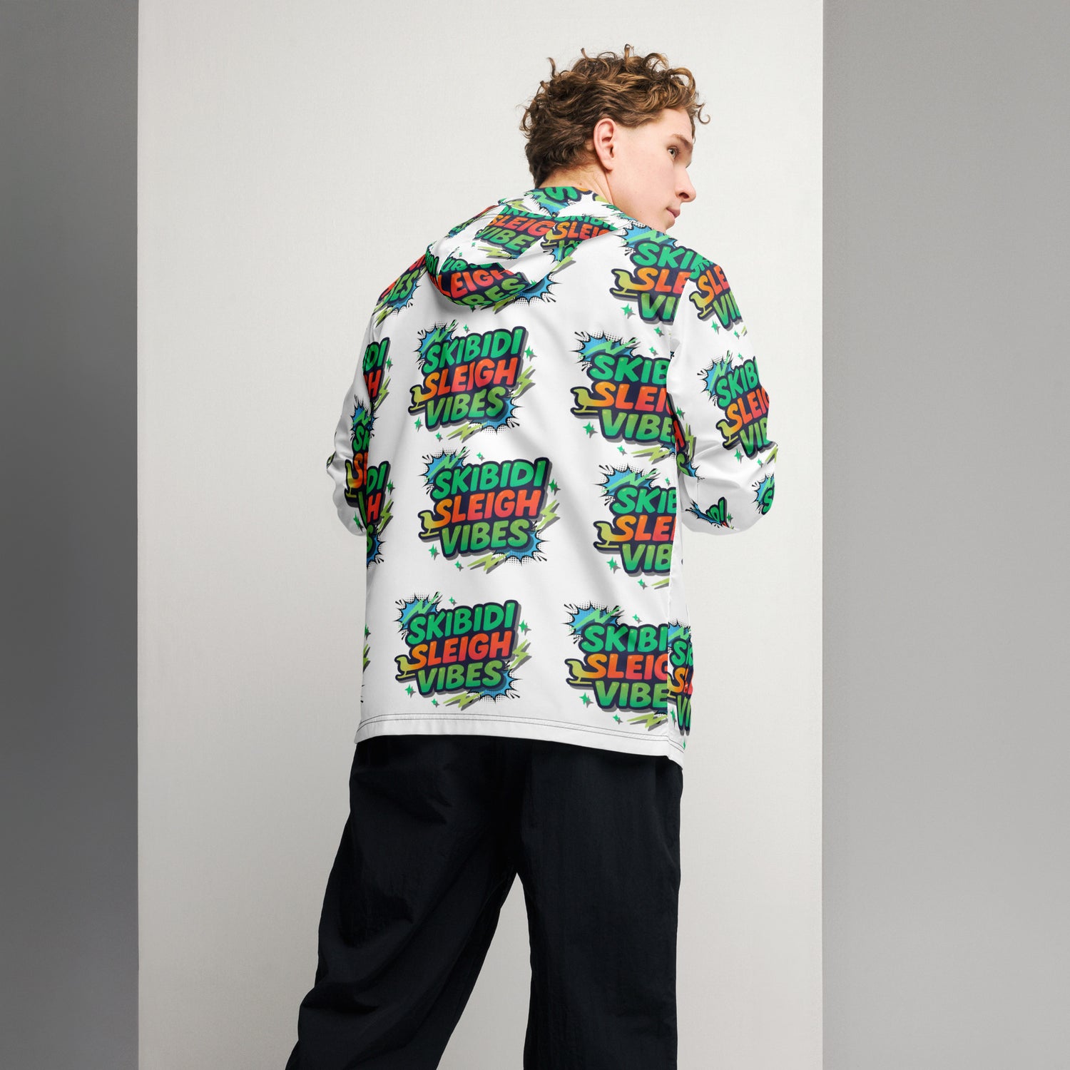 Skibidi Sleigh Vibes Teen Windbreaker | – RB Designa Co
