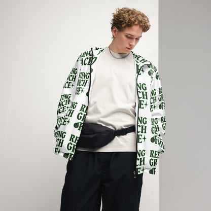 Resting Grinch Face Goth Teen Windbreaker | – RB Designa Co