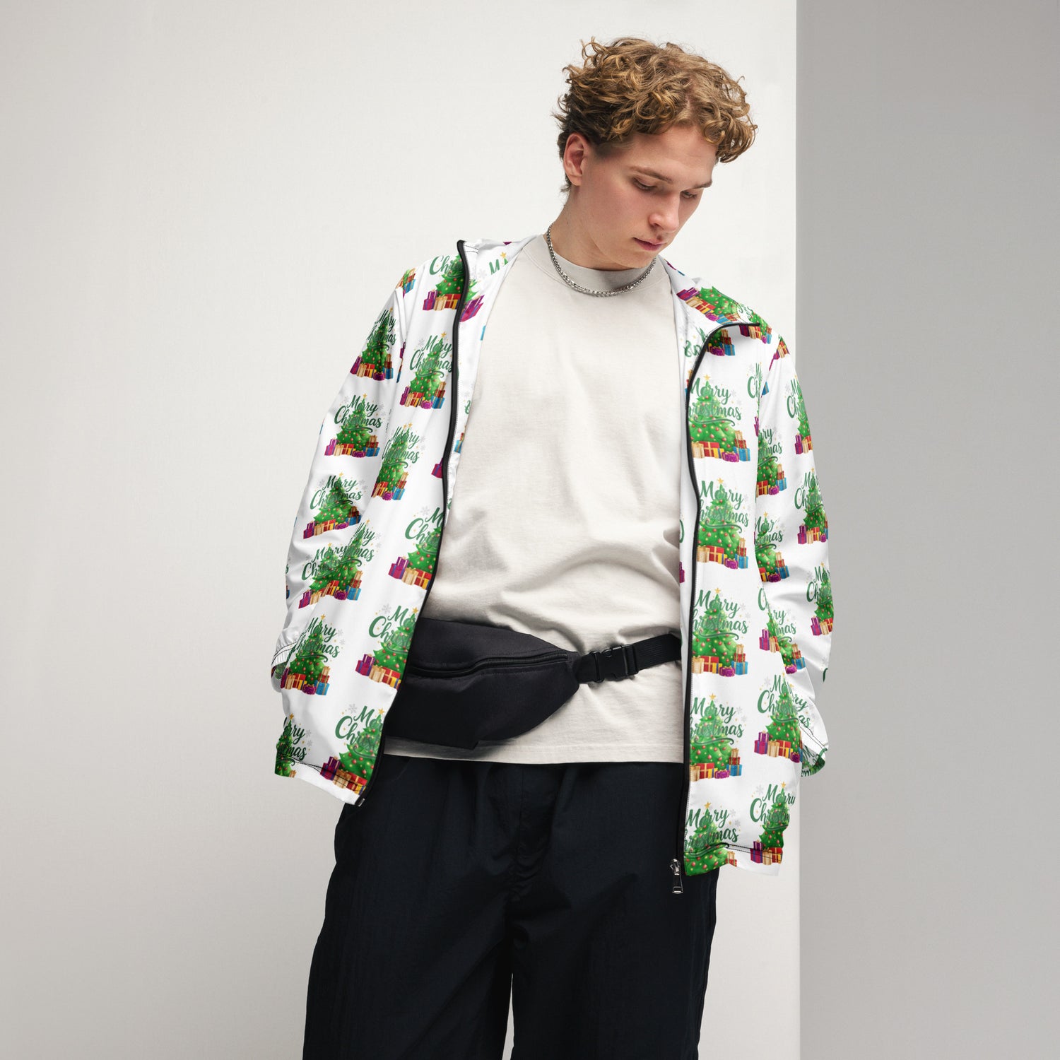 Merry Christmas Green Teen Windbreaker | – RB Designa Co