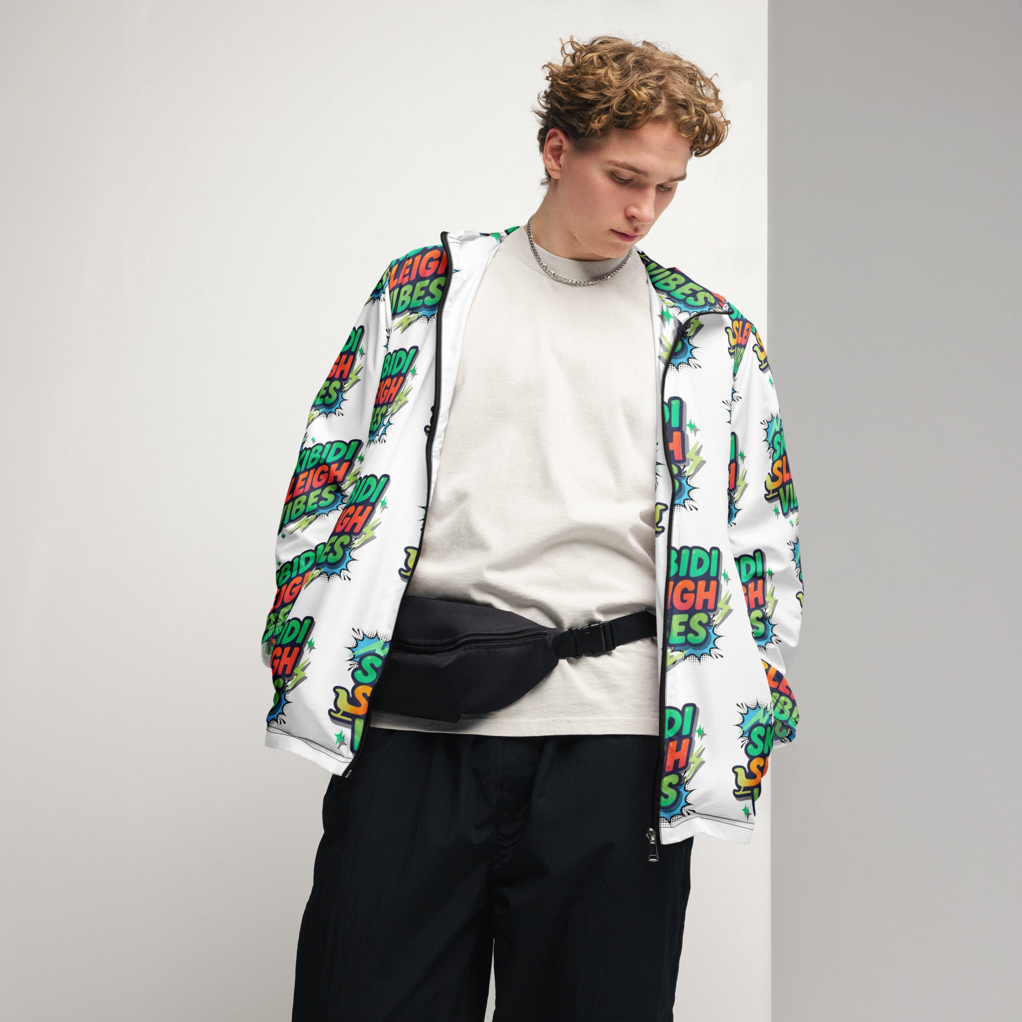 Skibidi Sleigh Vibes Teen Windbreaker | – RB Designa Co