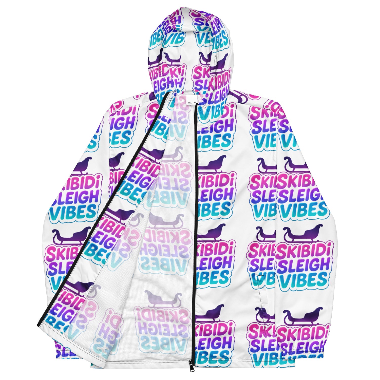 Skibidi Sleigh Teen Windbreaker | – RB Designa Co
