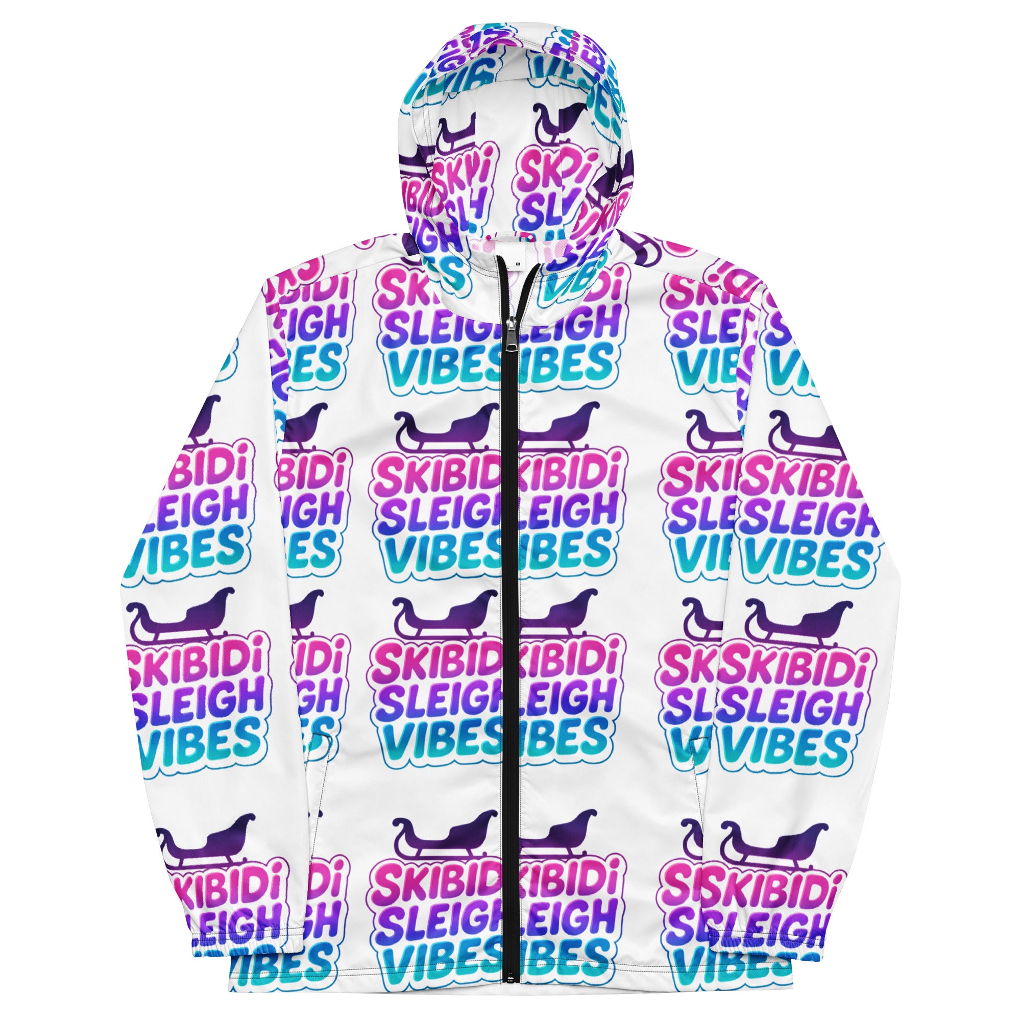 Skibidi Sleigh Teen Windbreaker | – RB Designa Co