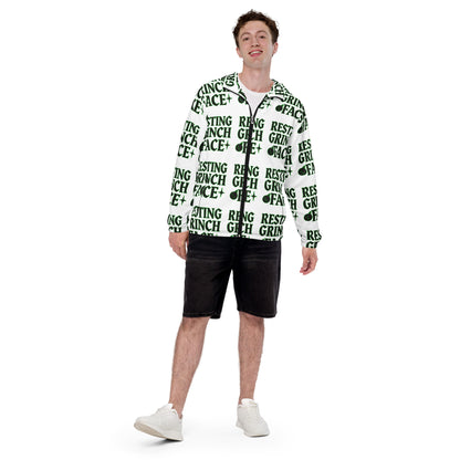 Resting Grinch Face Goth Teen Windbreaker | – RB Designa Co