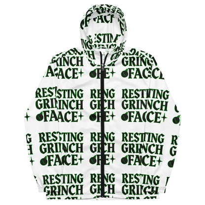 Resting Grinch Face Goth Teen Windbreaker | – RB Designa Co