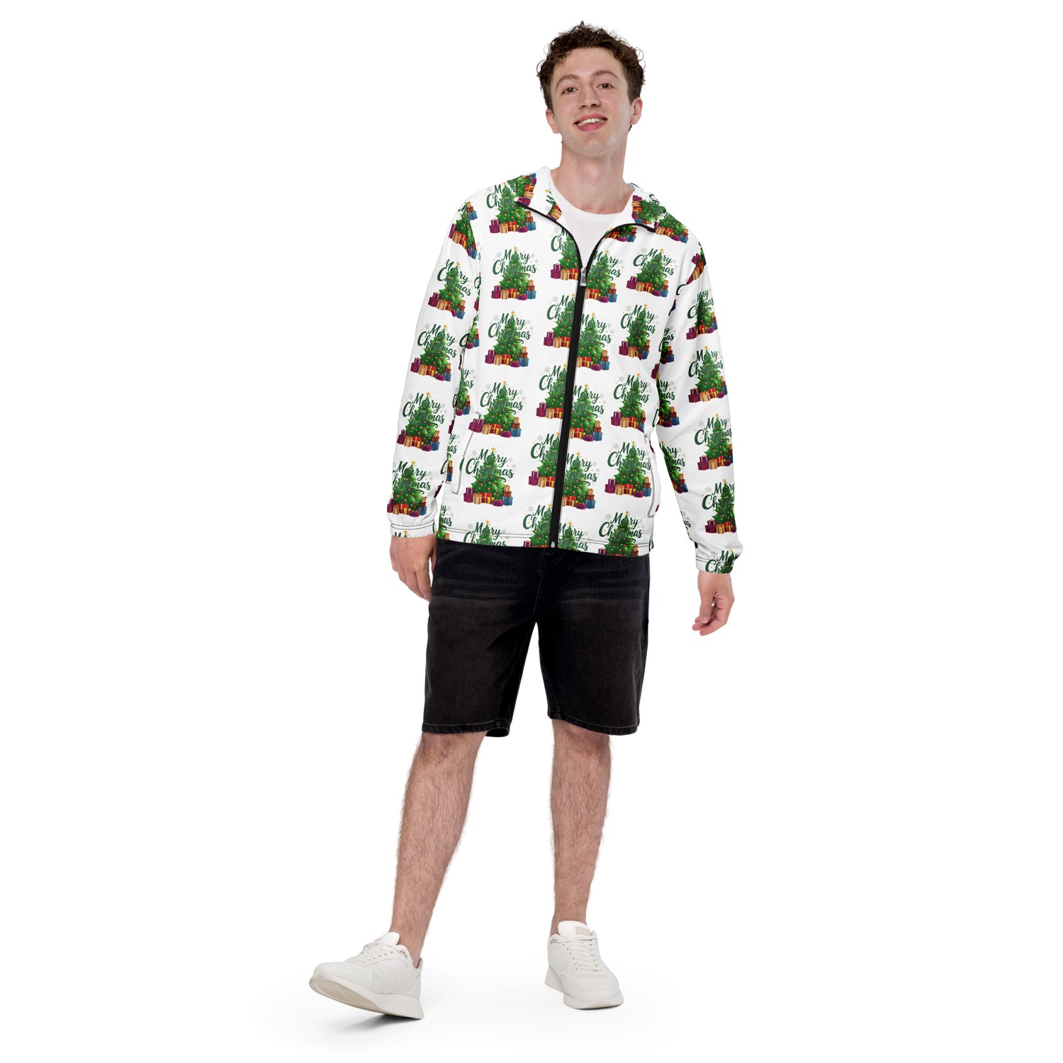 Merry Christmas Green Teen Windbreaker | – RB Designa Co