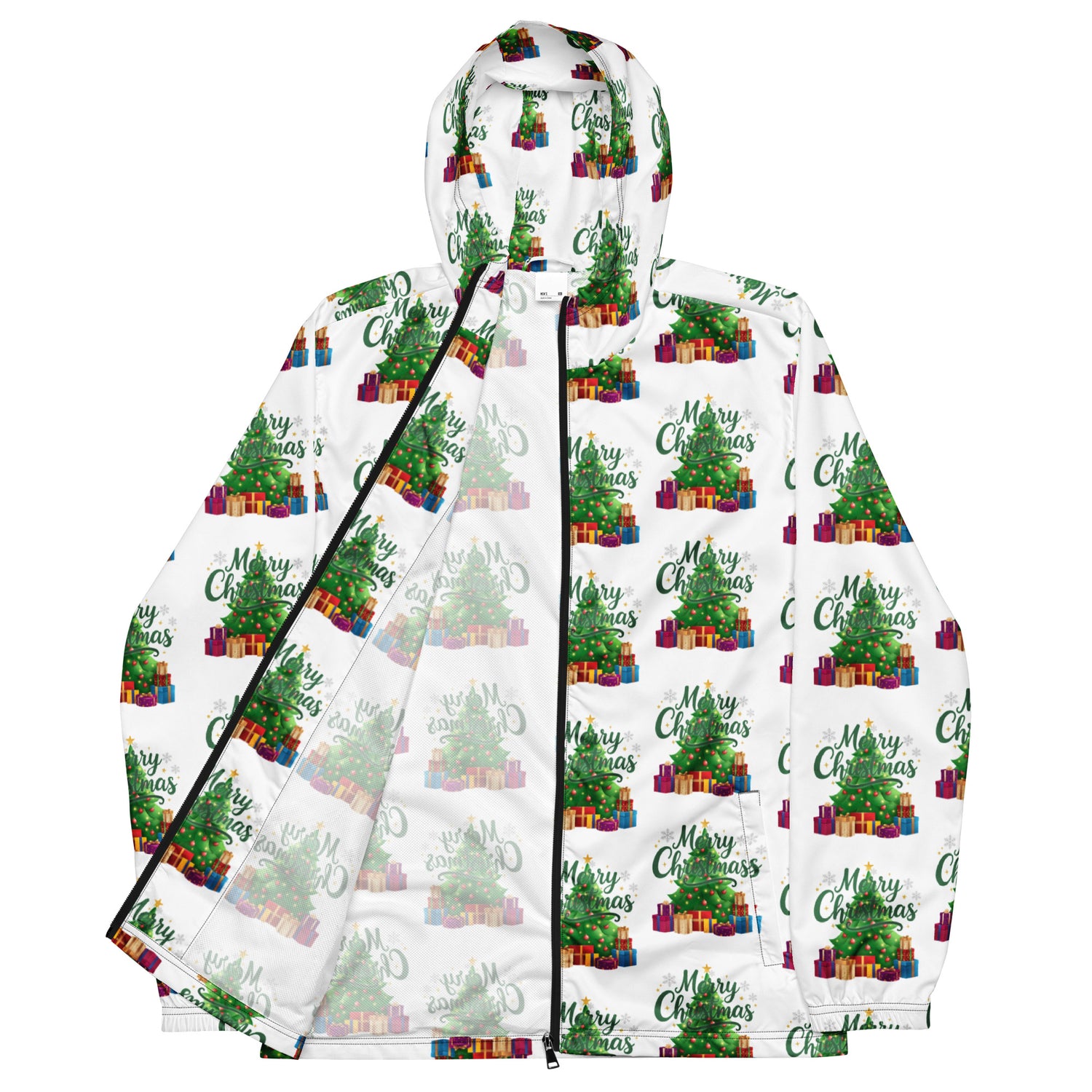 Merry Christmas Green Teen Windbreaker | – RB Designa Co