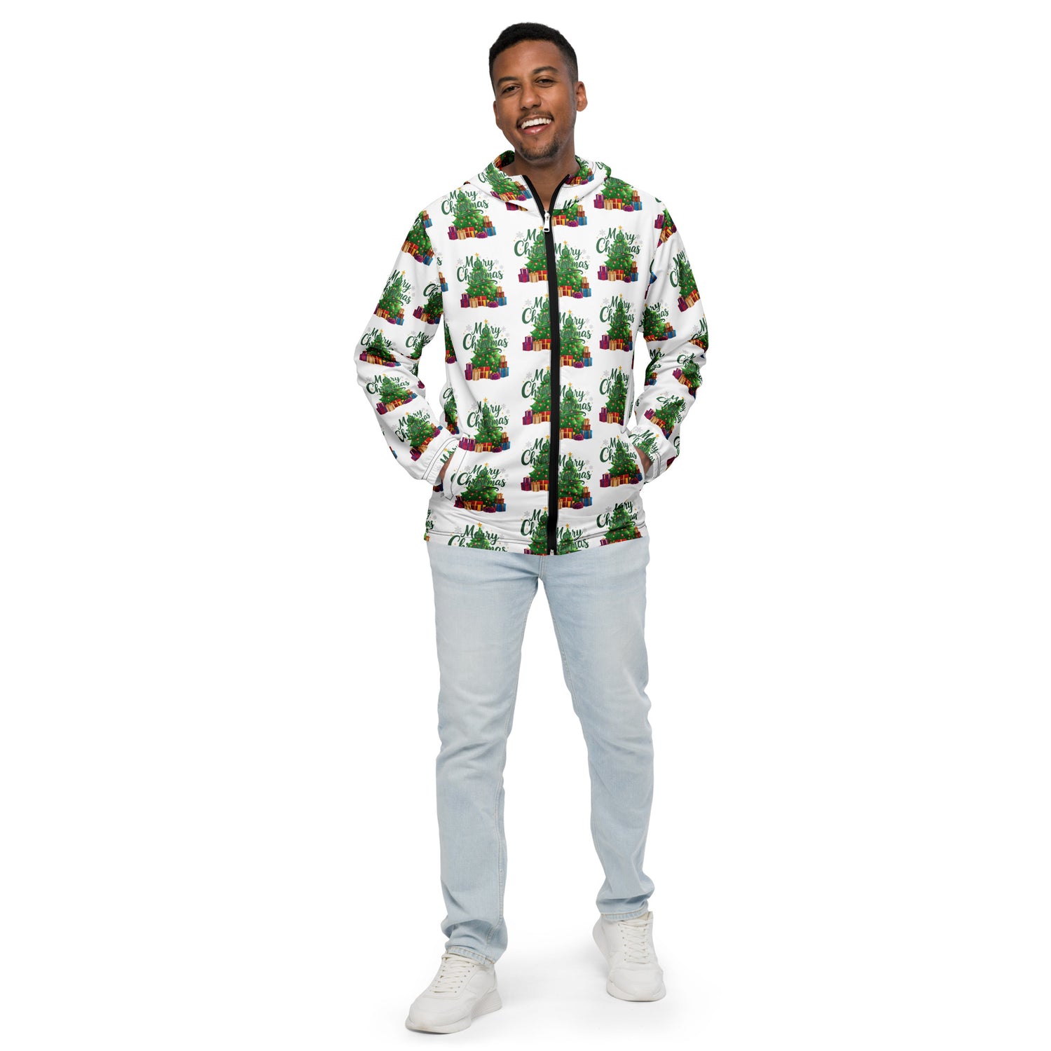 Merry Christmas Green Teen Windbreaker | – RB Designa Co