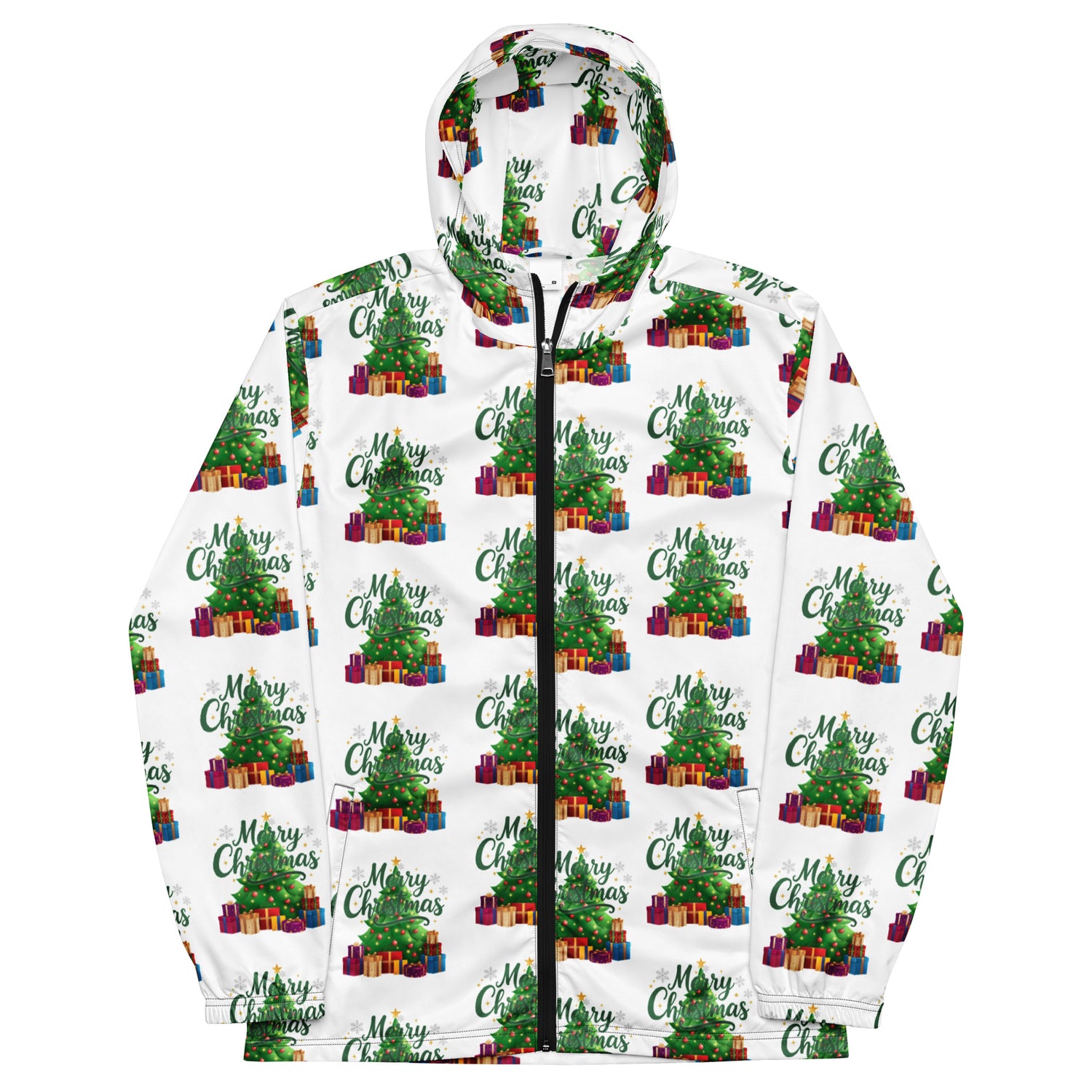 Merry Christmas Green Teen Windbreaker | – RB Designa Co
