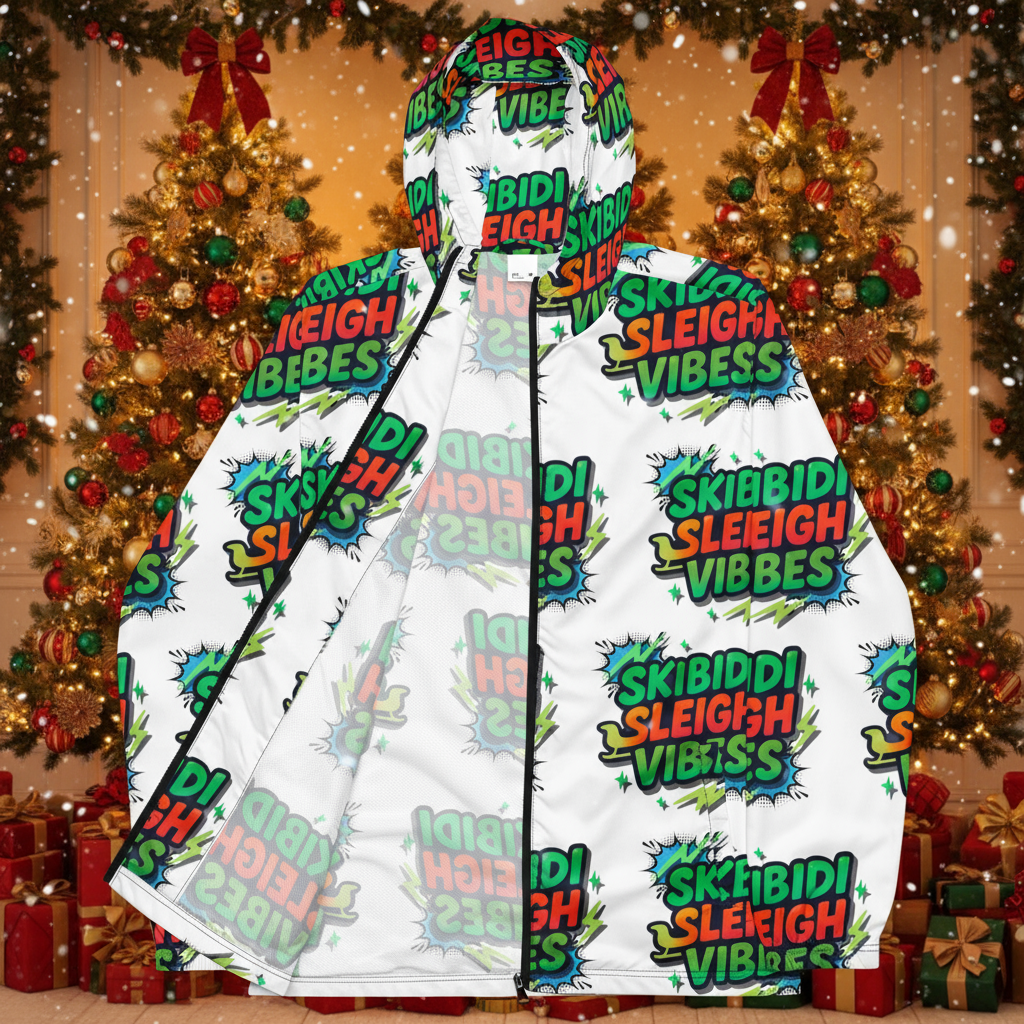 Skibidi Vibes Teen Windbreaker | – RB Designa Co