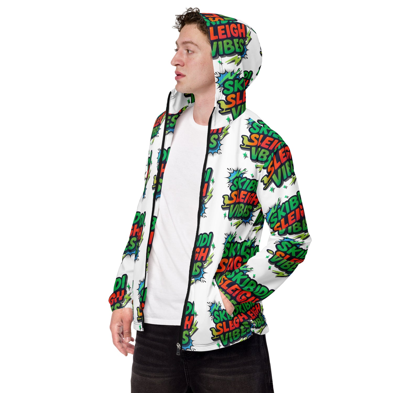 Skibidi Sleigh Vibes Teen Windbreaker | – RB Designa Co
