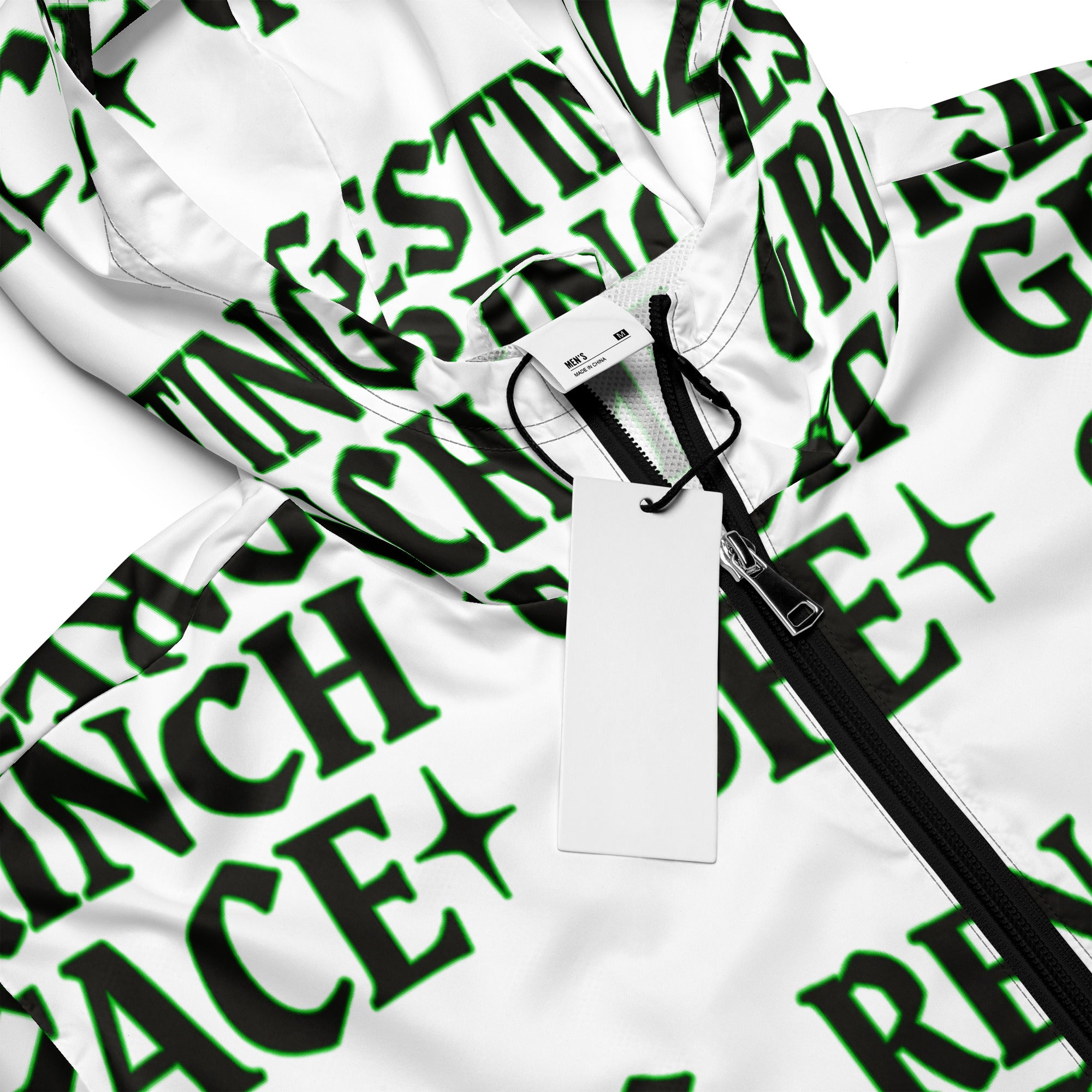 Resting Grinch Face Goth Teen Windbreaker | – RB Designa Co