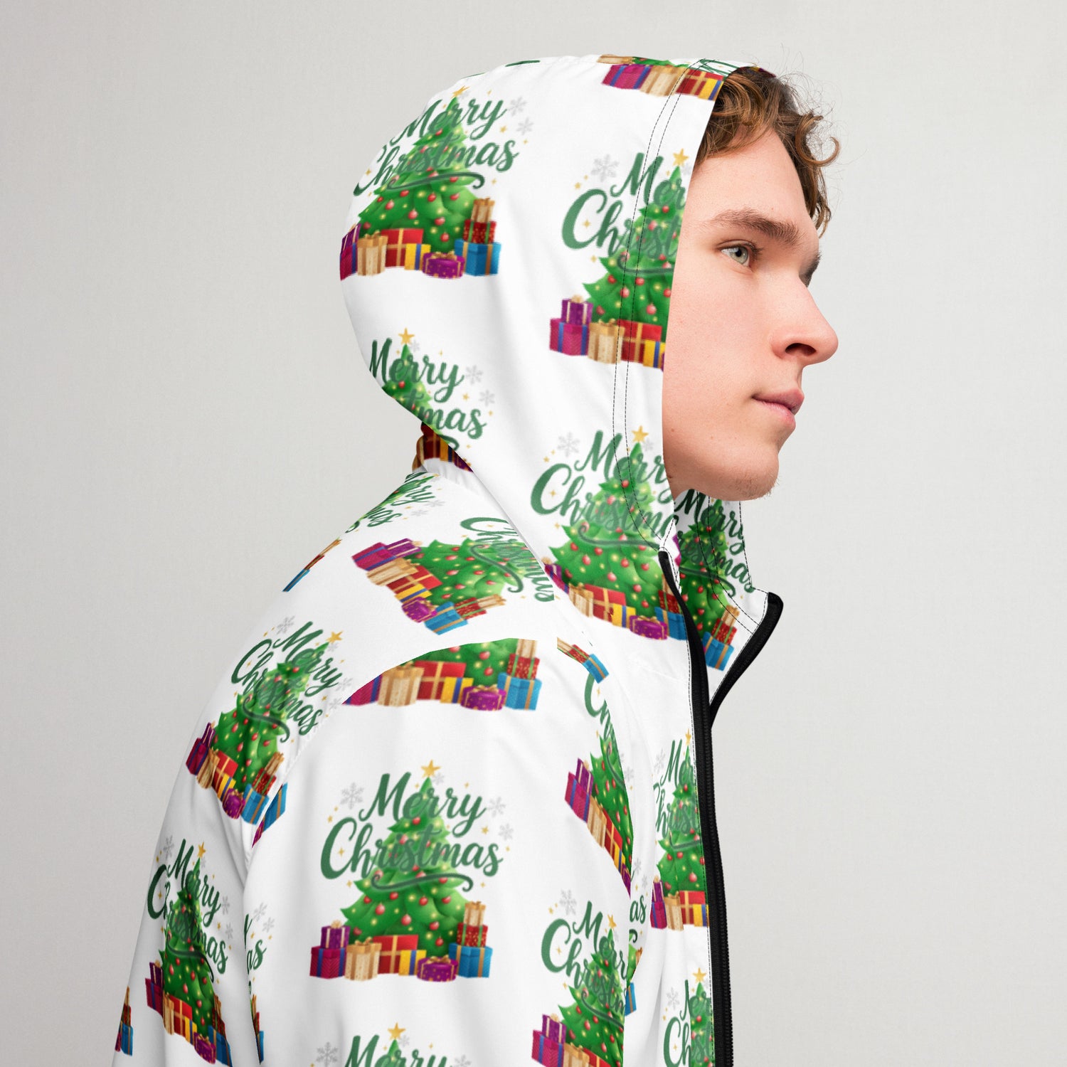 Merry Christmas Green Teen Windbreaker | – RB Designa Co